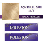 Wella Koleston Single 11-1 Açık Küllü Sarı Krem Saç Boyası 2x50 ml