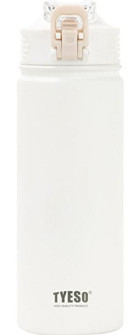 Tyeso Active Color Paslanmaz Çelik 600 ml Pipetli Outdoor Termos Beyaz