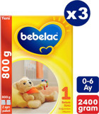Bebelac Yenidoğan Laktozsuz Tahılsız Glutensiz Organik Probiyotikli 4 Numara Devam Sütü 3x800 gr
