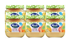 Hero Baby Laktozsuz Tahılsız Organik Karışık Meyveli Probiyotikli Kavanoz Maması 6x125 gr
