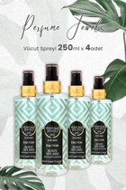 Eyüp Sabri Tuncer Body Splash Factor Yasemin-Gül Kadın Vücut Spreyi 4x250 ml