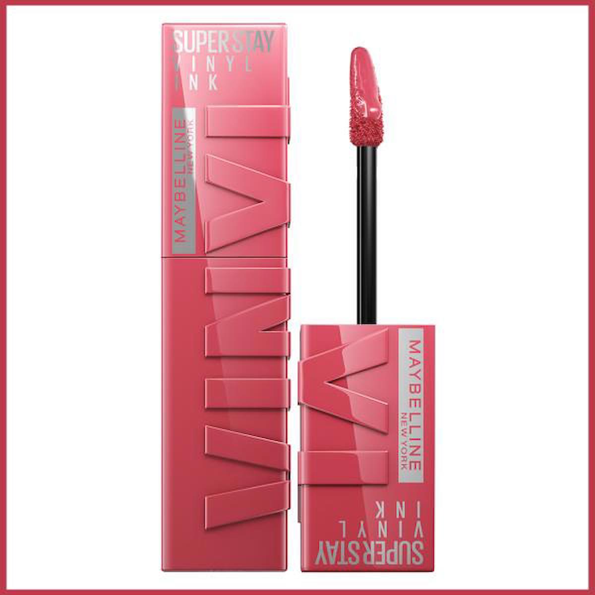 Maybelline New York Super Stay Vınyl Ink 160 Sultry Parlak Likit Fırçalı Ruj
