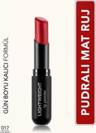 Flormar Lightweight Lip Powder 17 This Night Mat Krem Lipstick Ruj