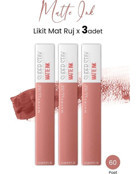 Maybelline New York Super Stay 60 Poet Mat Likit Fırçalı Ruj