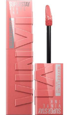 Maybelline New York Super Stay Vınyl Ink 100 Charmed Parlak Likit Fırçalı Ruj