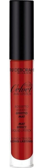 Deborah Fluid 14 Bordo Mat Likit Fırçalı Ruj