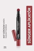 Flormar Lightweight 6 Precious Mat Krem Lipstick Ruj
