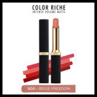 L’Oréal Paris Colors Of Worth Color Riche Intense Volume 500 Beige Intense Mat Krem Lipstick Ruj
