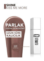 Flormar Kiss Me More 9 Coffe & Talk Kalıcı Parlak Likit Fırçalı Ruj