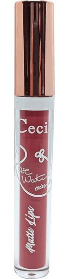Cecile Rose Water 5 Mat Likit Fırçalı Ruj