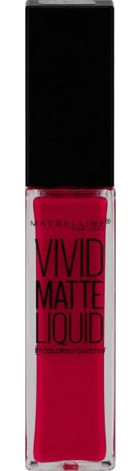 Maybelline New York Color Sensational Vivid Matte 30 Fuchsia Mat Likit Fırçalı Ruj
