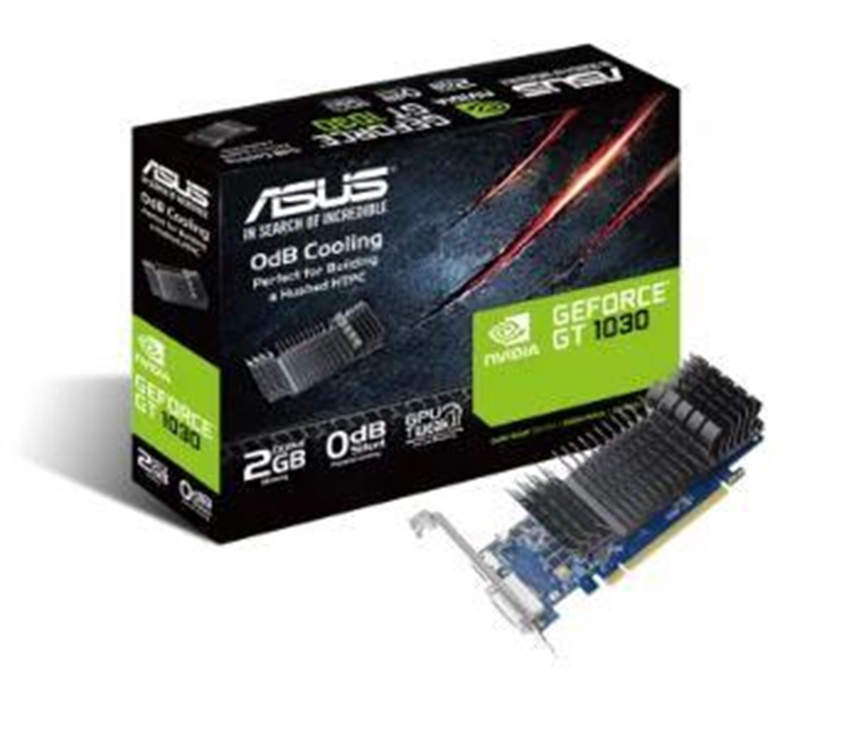 Asus GT 1030 2 GB GDDR5 PCI-Express 3.0 DX 12 Fansız Fansız Soğutma 64 Bit Masaüstü NVIDIA Ekran Kartı