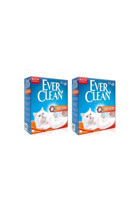 Ever Clean Fast Acting Topaklanan İnce Taneli Aktif Karbonlu Bentonit Kedi Kumu 2x10 lt