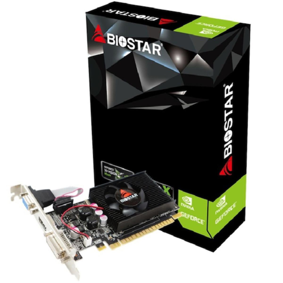 Biostar GT 610 2 GB DDR3 PCI-Express 2.0 DirectX 11 1 Fanlı 64 Bit Masaüstü NVIDIA Ekran Kartı