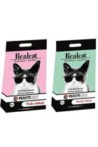 Real Cat Pudralı Sabunlu Topaklanan İnce Taneli Bentonit Kedi Kumu 20 lt