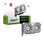 MSI Ventus 2X RTX 4060 OC WHITE 8 GB GDDR6 PCI-Express 4.0 DirectX 12 Ultimate 2 Fanlı 128 Bit Masaüstü NVIDIA Ekran Kartı