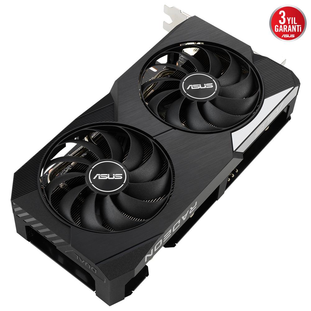 Asus Dual RX 6650 XT OC 8 GB GDDR6 PCI-Express 4.0 DirectX 12 Ultimate 2 Fanlı 128 Bit Masaüstü AMD Ekran Kartı
