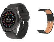 Rabbit Store G9 Max Watch Classic Max Android GPS 46 mm Silikon Kordon Yuvarlak Erkek Akıllı Saat Siyah + Kordon Hediye