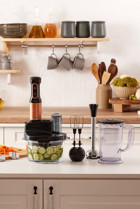 Karaca Mastermaid Prosteel Cam Hazneli 4 Bıçaklı Blender Rose Gold-Siyah