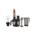 Korkmaz Vertex multi 1750 ml Turbolu Çift Bıçaklı 4'lü Blender Seti Rose Gold
