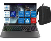 Lenovo LOQ 15IAX9I 883FQ000UTRF08 Harici Intel UHD Graphics Intel Core i5 12450HX 64 GB DDR5 Ram 512 GB SSD 15.6 inç Full HD FreeDos Laptop + Zetta Çanta