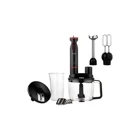 Schafer Multi 1500 ml Turbolu Çift Bıçaklı 4'lü Blender Seti Siyah