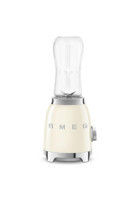 Smeg 500 ml Plastik Hazneli Çift Bıçaklı Kişisel Tekli Mini Blender Ekru