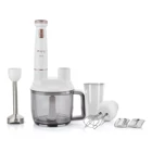 King Bodie 1500 ml Plastik Hazneli Turbolu 4 Bıçaklı Blender Seti Beyaz