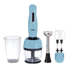 Vestel Tarçın 7500 1500 ml Plastik Hazneli Turbolu 4 Bıçaklı 3'lü Blender Seti Düş Mavisi