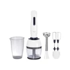 Vestel Vanilya 2100 B 1500 ml Plastik Hazneli Turbolu 4 Bıçaklı 3'lü Blender Seti Beyaz