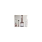 Fakir Sms 500 ml Plastik Hazneli 4 Bıçaklı 4'lü Blender Seti Pembe