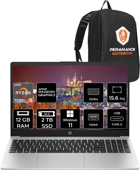HP 255 G10 8A547EA Harici AMD Radeon RX Vega 7 AMD Ryzen 5 7530U 12 GB Ram 2 + 2 TB SSD 15.6 inç Full HD Windows 11 Home Laptop + PER4 Çanta