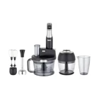 Fakir Speed Quadro 1500 ml Plastik Hazneli Turbolu 4 Bıçaklı Blender Seti Siyah