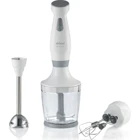 Arzum Soppa AR1010 Plastik Hazneli Çift Bıçaklı 3'lü Blender Seti Beyaz