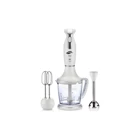 Goldmaster Fonksiyonlu Proeasy 700 ml Plastik Hazneli Turbolu 4 Bıçaklı 3'lü Blender Seti Beyaz