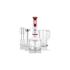 Sinbo 700 ml Turbolu Çift Bıçaklı 4'lü El Blender Seti Beyaz