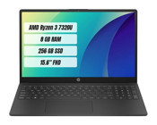 HP 15-FC0003NT 7P6E7EA Harici AMD Radeon 610M AMD Ryzen 3 7320U 8 GB Ram 256 GB SSD 15.6 inç Full HD FreeDos Laptop