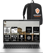 HP Elitebook 650 G10 8A573EA Harici Intel Iris Xe Graphics Eligible Intel Core i5 1335U 40 GB Ram 4 TB SSD 15.6 inç Full HD Windows 11 Pro Laptop + PER4 Çanta