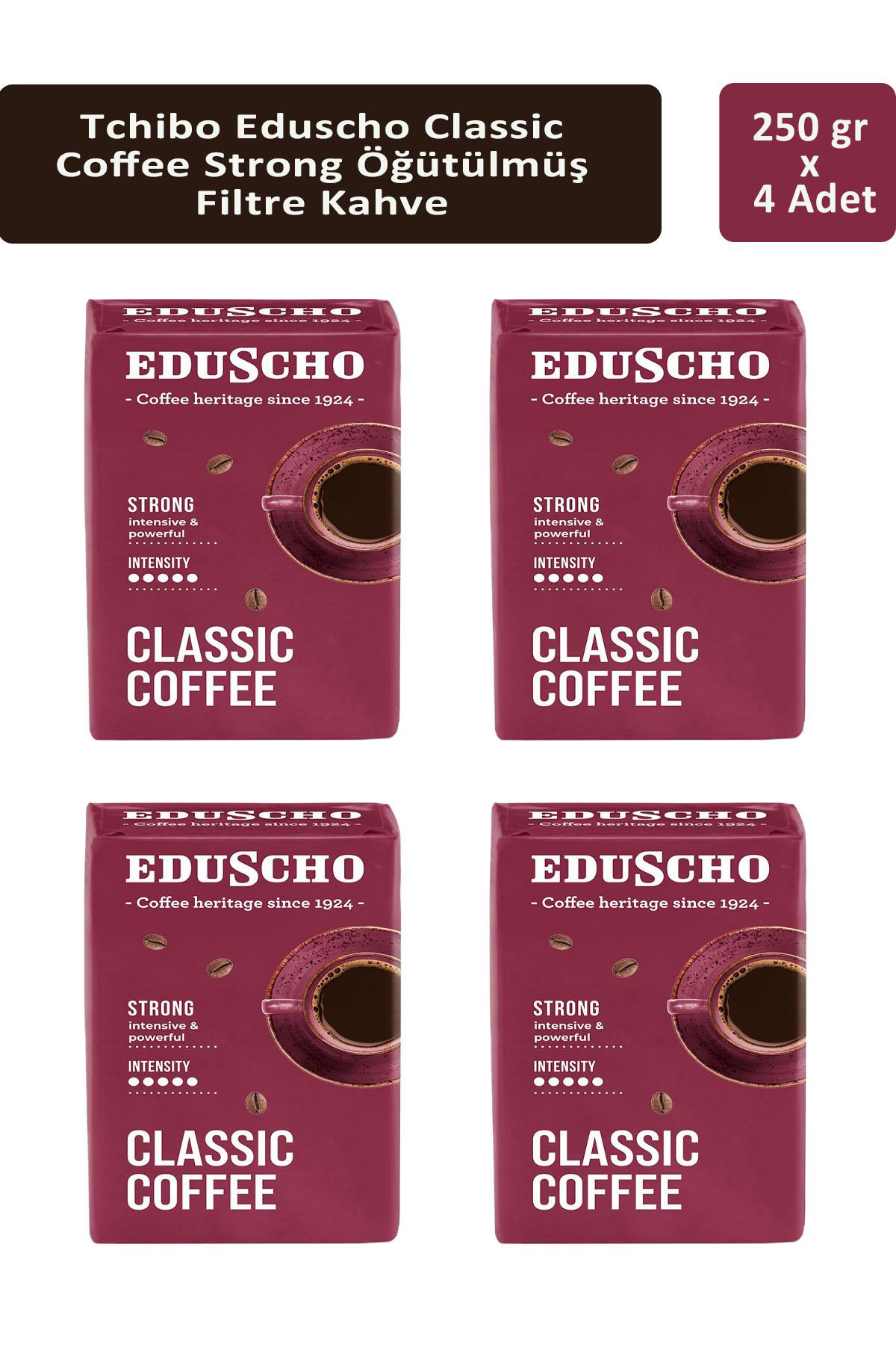 Tchibo Eduscho Classic Robusta Öğütülmüş Fitre Kahve 4x250 gr