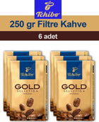 Tchibo Gold Selection Arabica Öğütülmüş Fitre Kahve 6x250 gr