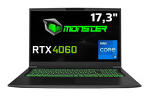 Monster TULPAR T7 V20.8.3 Harici GeForce RTX 4060 Intel Core i7 12700H 16 GB Ram 500 GB SSD 17.3 inç Full HD Windows 11 Oyuncu Laptop