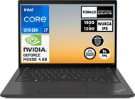 Lenovo Thinkpad T14 Gen 4 21HD00ECTX 001 Harici GeForce MX 550 Intel Core i7 1370P 32 GB Ram 1 TB SSD 14 inç WUXGA FreeDos Oyuncu Laptop