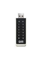 Dm FD063 Şifreli USB 3.0 Usb Type-A 64 GB Flash Bellek Siyah