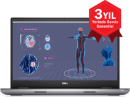 Dell Precision M7780 XCTOP7780EMEA-VP-1 Harici RTX 3500 ADA Intel Core i7 13850HX 32 GB Ram 512 GB SSD 17.3 inç Full HD Windows 11 Pro Oyuncu Laptop