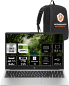 HP 250 G10 8A539EA Harici GeForce MX 550 Intel Core i5 1335U 48 GB Ram 1 TB SSD 15.6 inç Full HD Windows 11 Home Oyuncu Laptop + PER4 Çanta