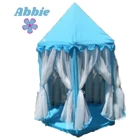 Abbie Şehzade Kız Oyun Çadırı Beyaz Turkuaz