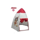 Abbie Resimli Füze Kızılderili Unisex Oyun Çadırı Kırmızı