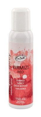 Dr. Gusto Kırmızı Su Bazlı Sprey Gıda Boyası 150 ml