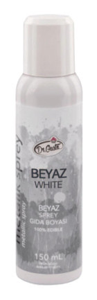 Dr. Gusto Beyaz Su Bazlı Sprey Gıda Boyası 150 ml