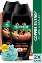 Palmolive Coffee Energy Guarana-Kahve Duş Jeli 2x500 ml